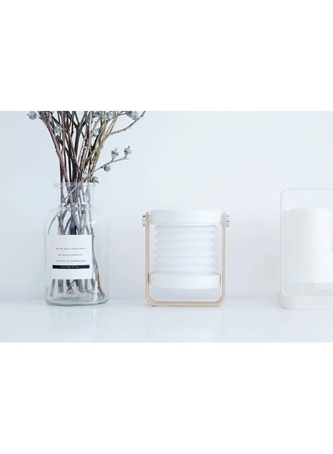 XiuWoo 2-Piece Various Design Foldable LED Lamp White - Image 4